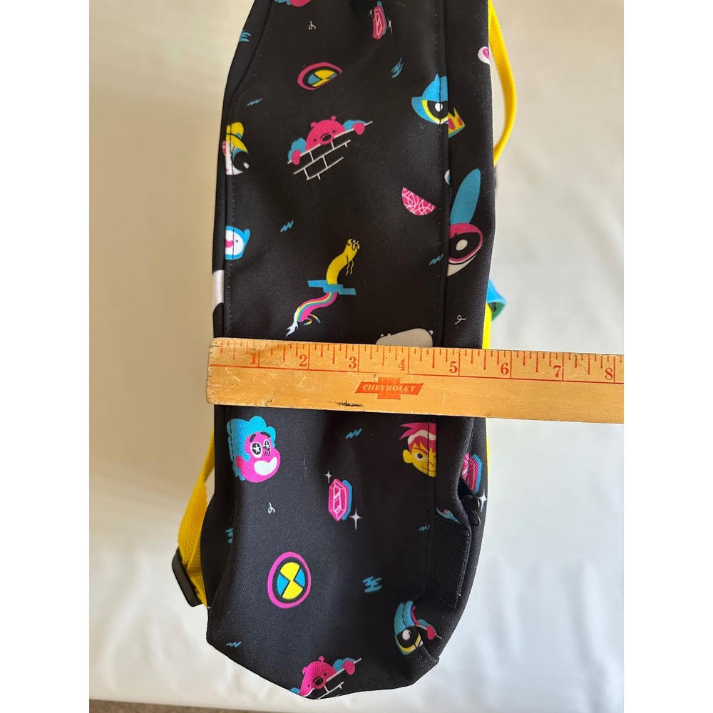Cartoon Network Powerpuff Girls Backpack Black Yellow Patterned Kids School Bag - Picture 9 of 12